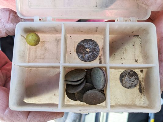 Items found metal detecting